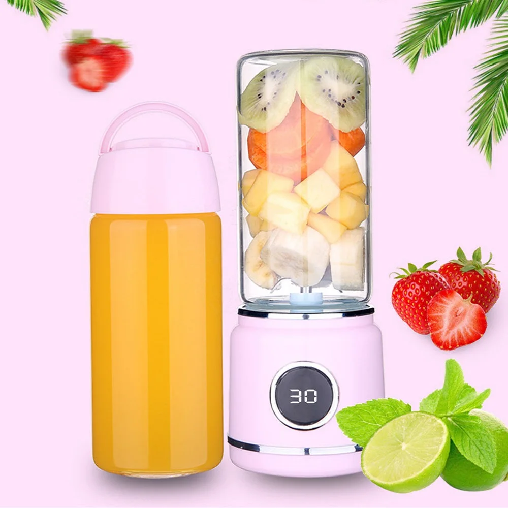 

400ML Portable Electric Juicer Blender USB Fruit Mixers Juicer Cup Fruit Extractors Food Milkshake Multifunction Juice Maker