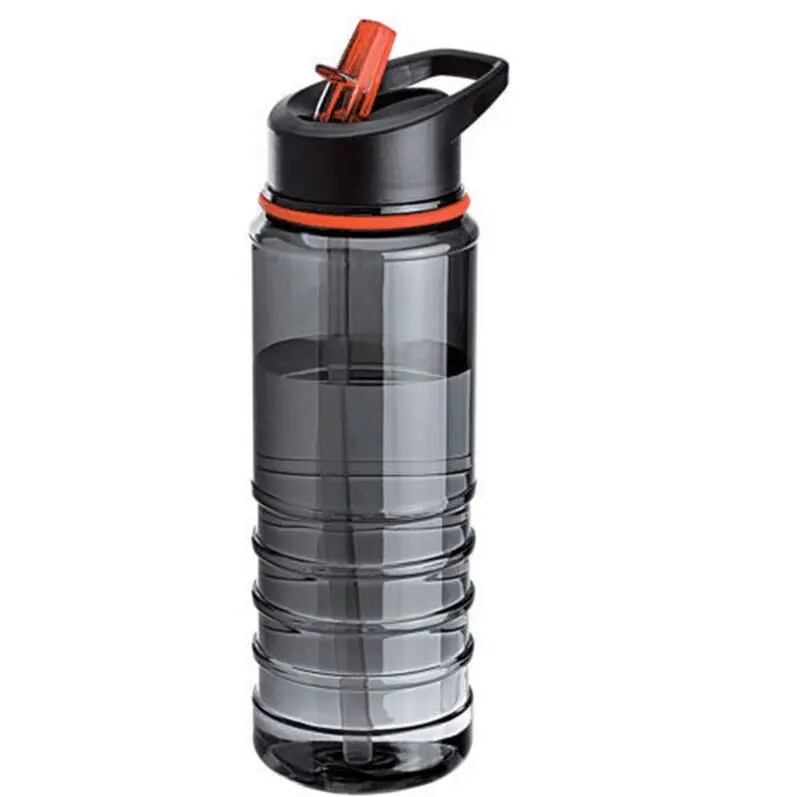 

800ml BPA Free Bottle For Water My Drink Plastic Sports Water Bottle With Straw Outdoor Sports Juice Lemon Portable Kettle