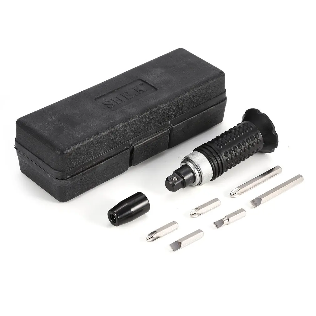 

SHE.K 7pc Screwdriver Set Phillips Slotted Bit Cr-V Steel Screw Driver Car Machine Repairing Hand Tool Kit High Torque