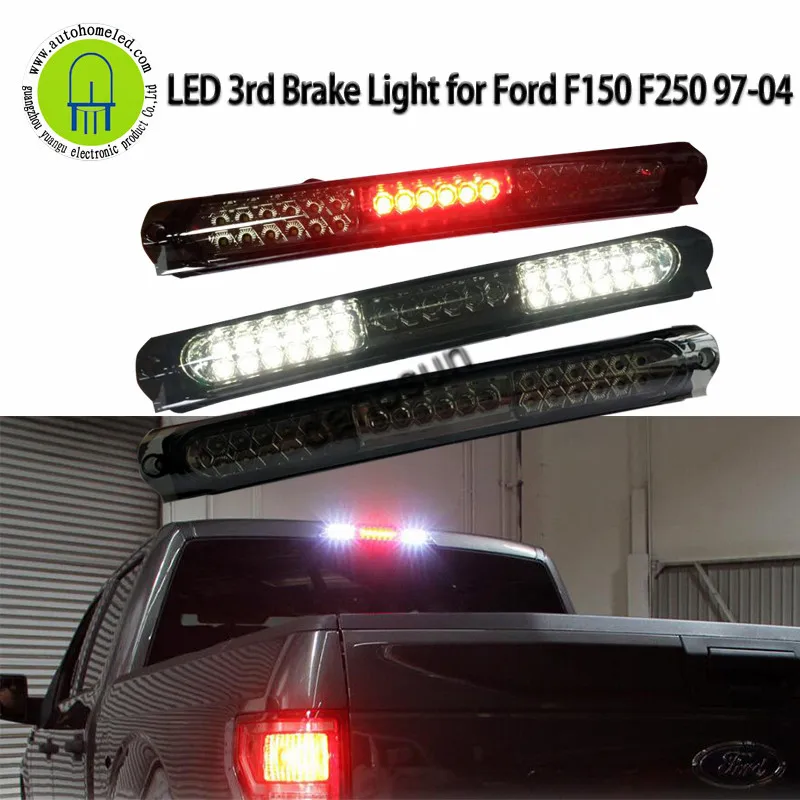 Для 97 04 FORD F150 F250 Копченый корпус светодиодный третий Третий Задний стоп