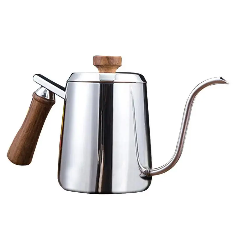 Coffee Pot 304 Stainless Steel Gooseneck Long Narrow Spout Pour Over