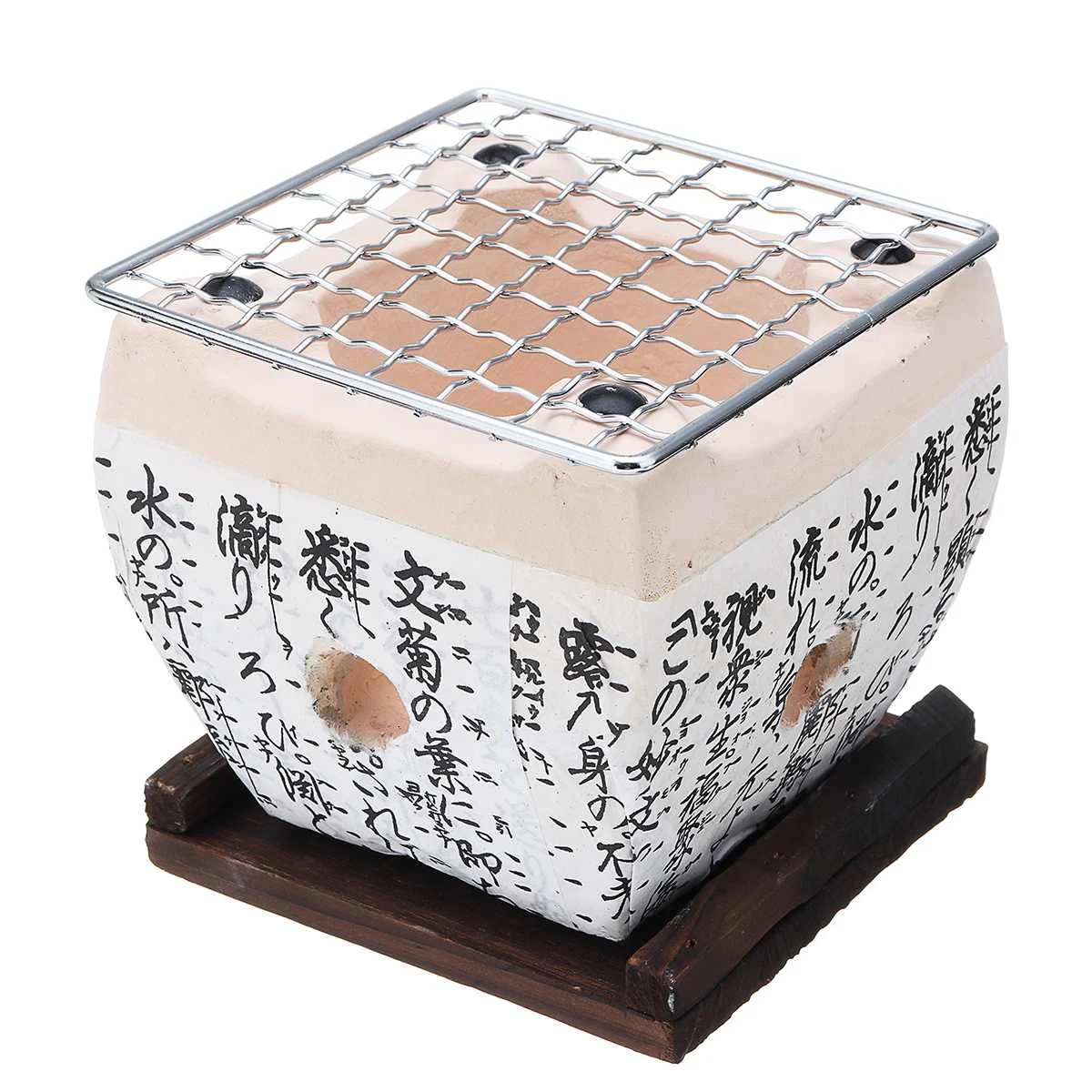 

NEW Japanese Style BBQ Grill Charcoal Stove Konro Ceramic Hibachi Yakitori Camping Barbecue BBQ Accessories Tools 2 Size Kitchen