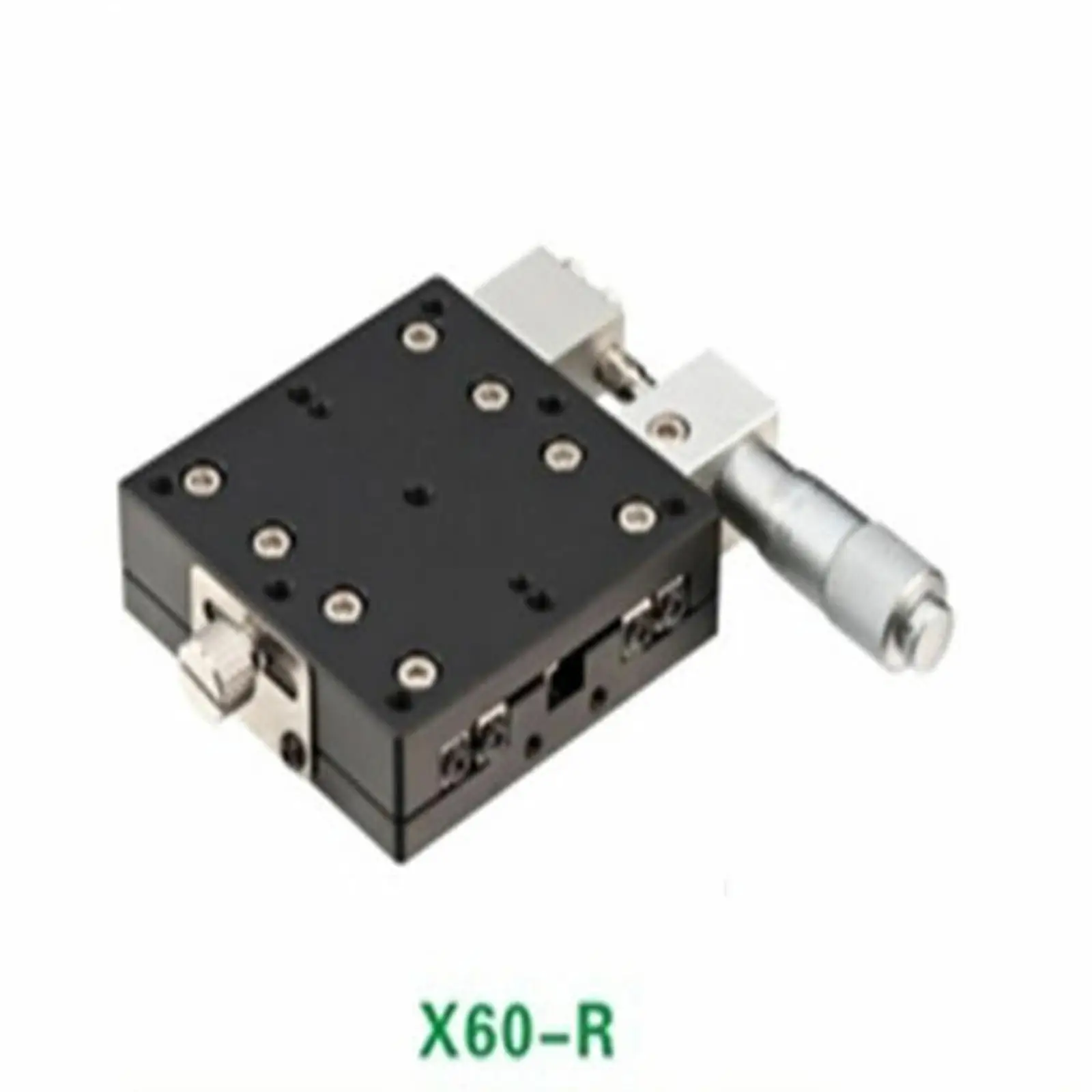 

X Axis 60X60mm Platform Precision Bearing Linear Stage Right Micrometer