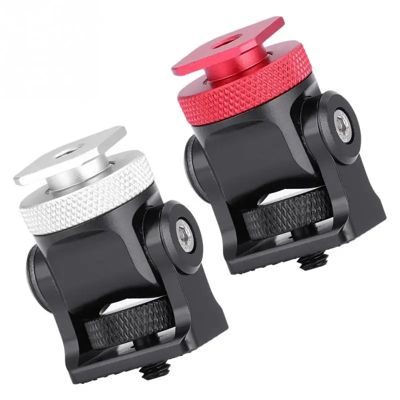 Portable Hot Shoe Mount Monitor Flash Mic Holder 1/4in