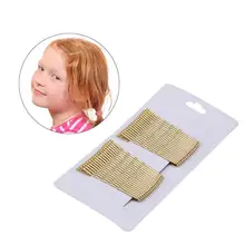 Горячая Распродажа 36 шт. U образный шпильки заколки для волос заколка для женщин обувь девочек салон золотистый и черный шпилька для волос