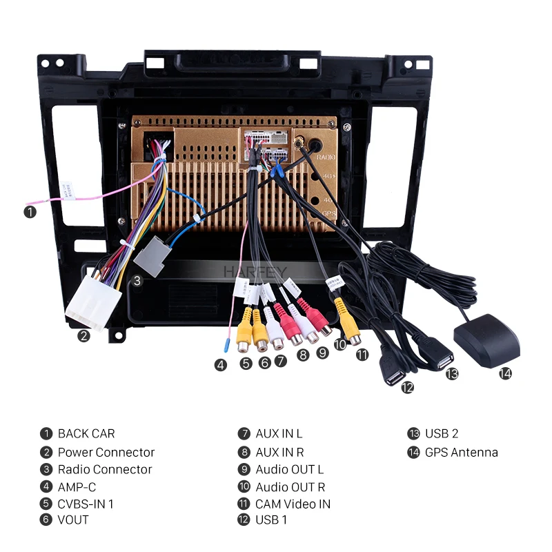 Cheap Harfey HD Touchscreen Car Radio GPS Navigation  Android 8.1 9" For 2005 2006 2007-2010 Nissan Tiida with Bluetooth AUX Wifi 4