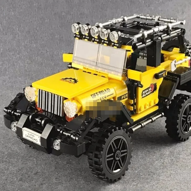 

New 610pcs Block XB03024 Originality Science And Technology Yellow Spelling Insert Plastic Building Blocks Alpinia Small Toys