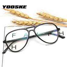 YOOSKE большие очки, оправа для женщин и мужчин, оптические оправы для очков, прозрачные линзы, прозрачные очки
