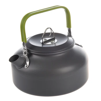

Hot sale 0.8L Portable Ultra-light Outdoor Hiking Camping Survival Water Kettle Teapot Coffee Pot Anodised Aluminum