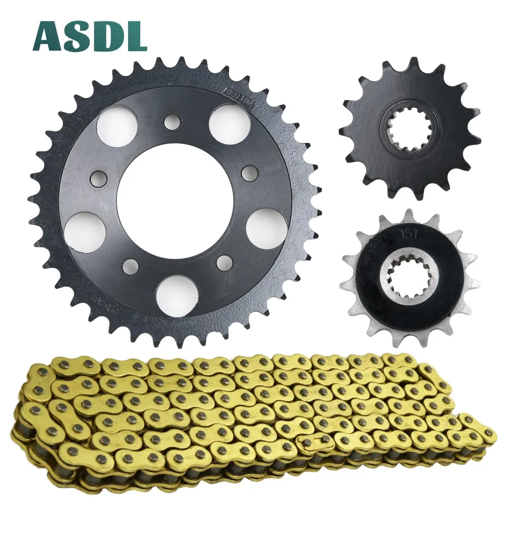 

525H 15T 44T Motorcycle Motor Best Drive Chain and front rear sprocket set for HONDA CB400 CB 400 15 44 Teeth 1992 - 1998