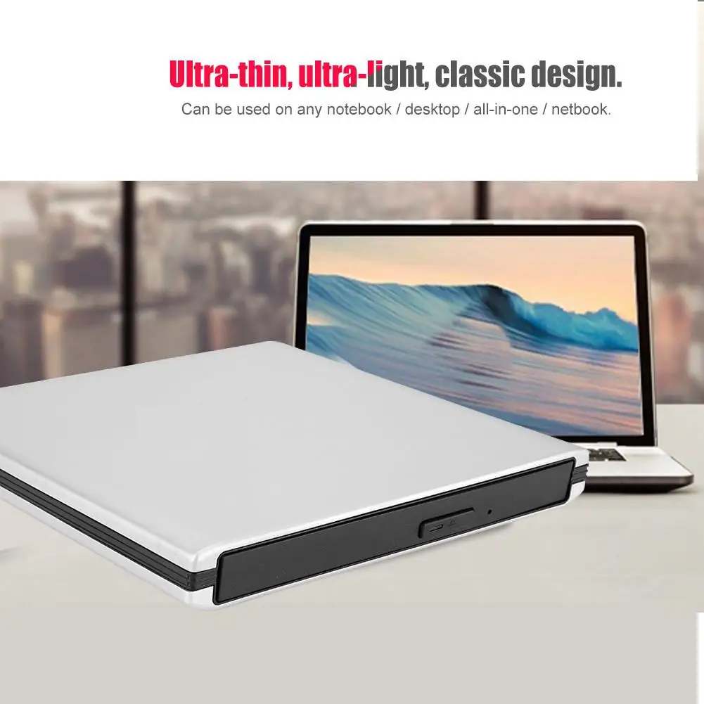 

Blu-Ray USB3.0 Mobile Laptop PC External DVD CD Writer Recorder Optical Drive Disc Burner Enclosure Hot Sale