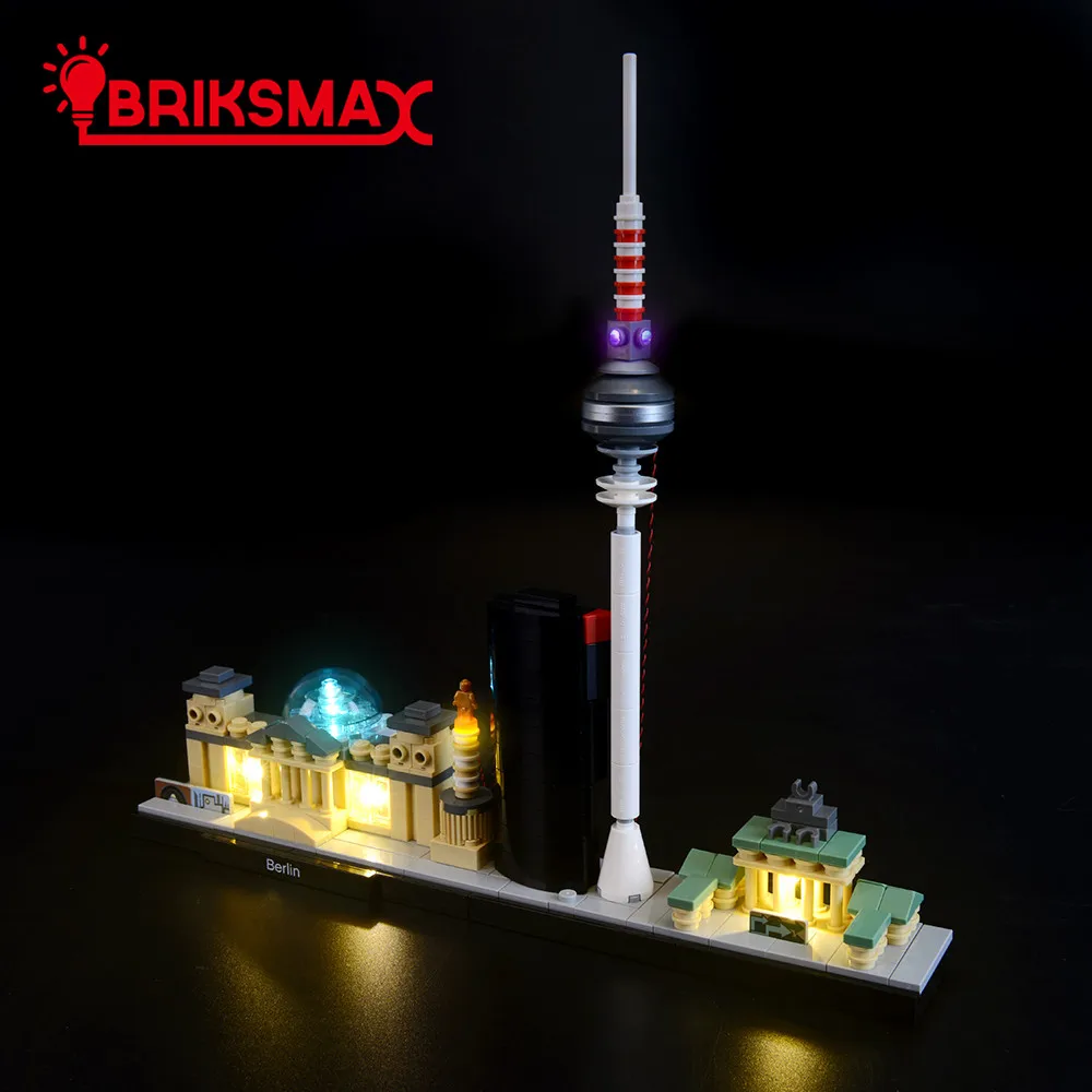 Комплект BriksMax со светодиодсветильник кой для архитектуры Берлина строительные