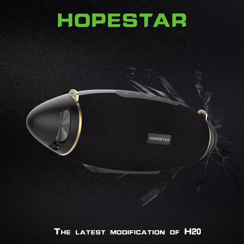  HOPESTAR H20 Rugby 30W Bluetooth Speaker Column Pc Wireless Portable Mini Waterproof Mega Bass Ster