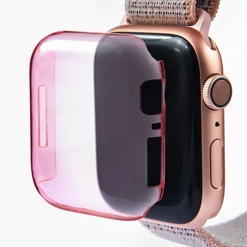 Smartwatch Защитный чехол рамка для Apple Watch iWatch серия 4 40 мм 44 полное покрытие защита