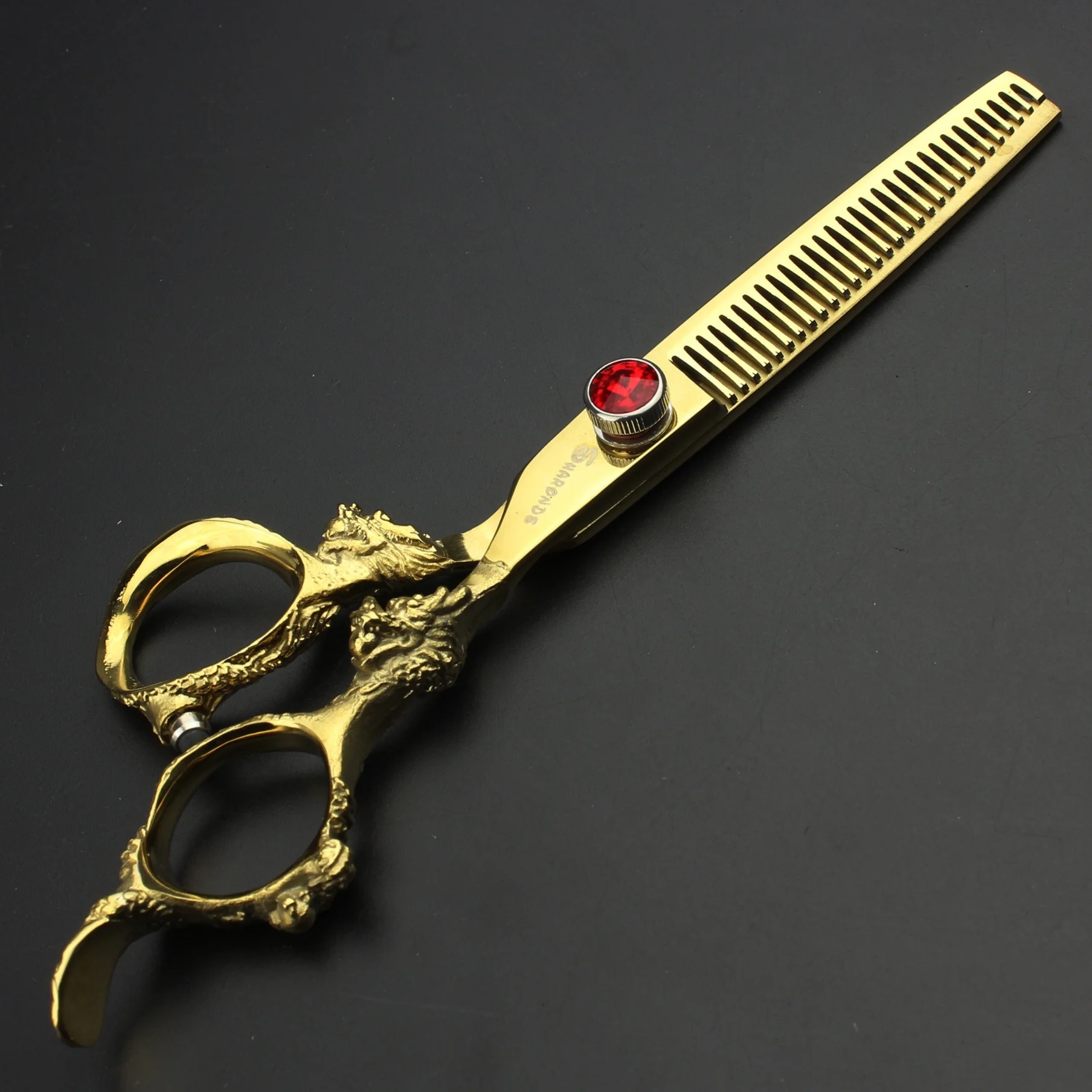 Золотые парикмахерские Tesoura Парикмахерские ножницы 6,0 440c berber makas режущий кусачки истончение шеры barbearia
