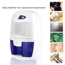 Мини-осушитель для ванной комнаты, спальни, шкафа, подвала Ультра тихий(белый)(США штекер