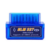 OBD V2.1 mini ELM327 OBD2 II Bluetooth Auto Scanner OBDII 2 Car ELM 327 Tester Diagnostic Tool for Android Windows for Symbian obd2 obd ii wireless v2 1 super mini elm327 bluetooth interface car scanner diagnostic tool elm 327 for android torque windows