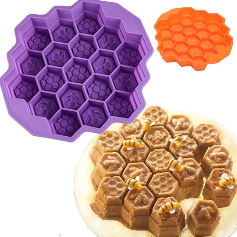 

Fondant Cake Decoration Tools Cake Molds Baking Pastry 1 Pcs Honeycomb Silicone Mold Chocolate Candy Jelly Cake Mould Soap Molds