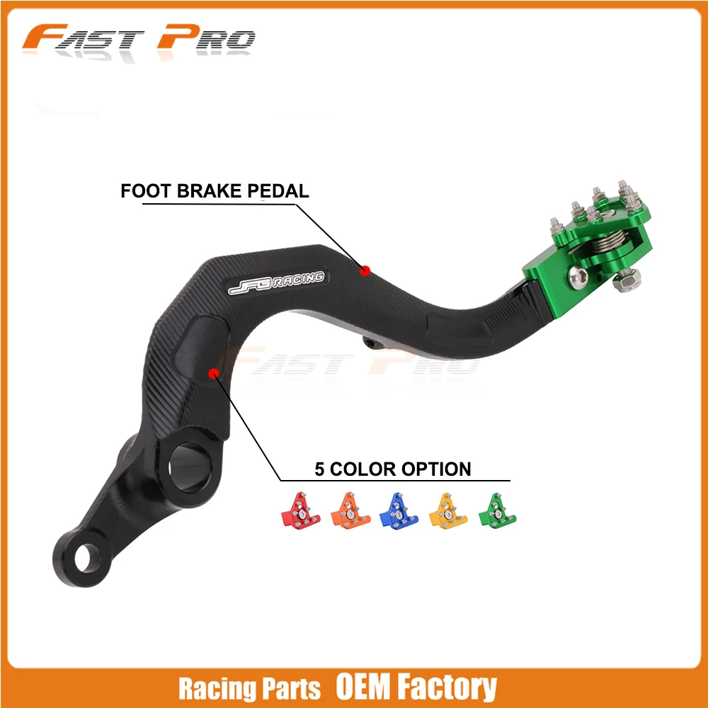 

CNC aluminum Rear Foot Brake Pedal For KAWASAKI KX250 2019 KX250F 2006-2018 KX 250 250F