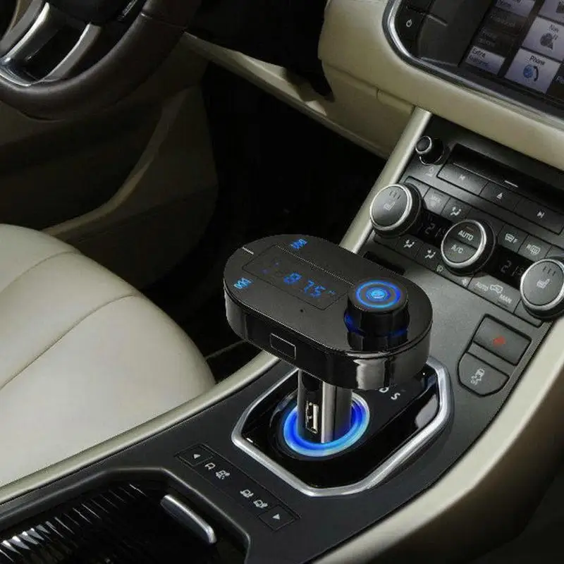 

Universal Bluetooth Car MP3 player USB car charger 10m Distance Bluetooth Handsfree audio play FM Transmitter for tablet samsung