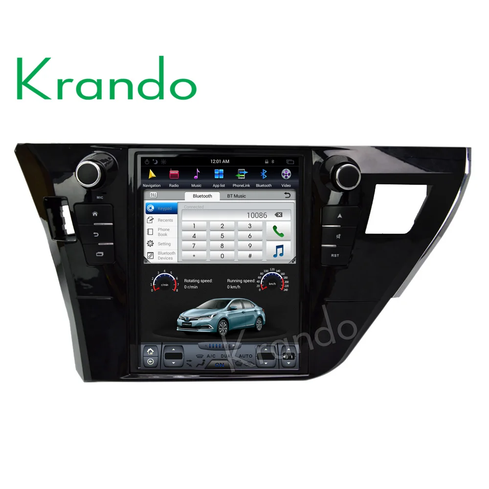 Discount Krando Android 8.1 10.4" Vertical screen car gps navigation radio player for Toyota Corolla 2013-2016 multimedia system 2 Discount Krando Android 8.1 10.4" Vertical screen car gps navigation radio player for Toyota Corolla 2013-2016 multimedia system 2