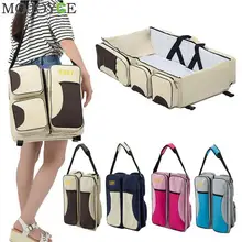 Многофункциональная переносная сумка для подгузников, сумка для подгузников, пеленальные пеленки для кровати, дорожная кровать, детские складные сумки на плечо для мам