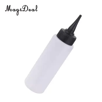 

Plastic 150ml Salon Hair Color Hairdressing Squeeze Applicator Measuring Bottle Scale Hairdressing Tool High Quality Plastic