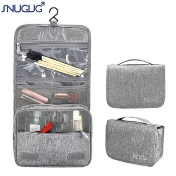 

SNUGUG Oxford Travel Cosmetic Bag Neceser Maquillaje Organizador Cosmetic Bag For Make Up Hanging Toiletry Bag Men Cosmetic Bags