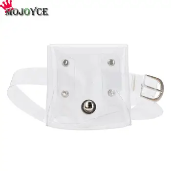 

Summer Transparent belt bag hologram fanny pack women men clear waist bag PVC Pack holographic pouch belt bag chest bag