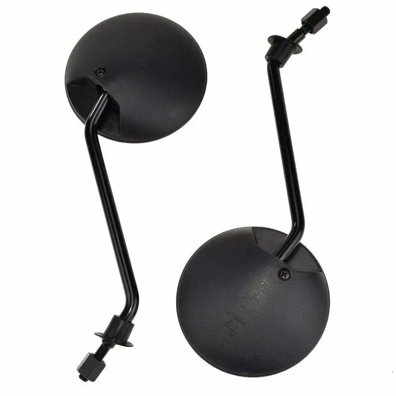 

10mm 8mm Universal Motorcycle side mirrors Scooter Rearview Mirrors for 50cc Moped Tomos Black