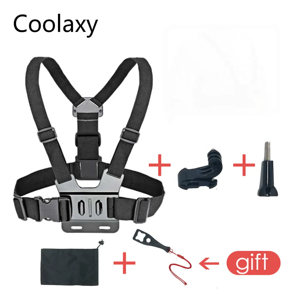 

Coolaxy Dg31 Chest Belt For Gopro Accessories Mount For Gopro Hero 6 Strap For Gopro Accessories Xiaomi Yi 4k Strap For Eken H9