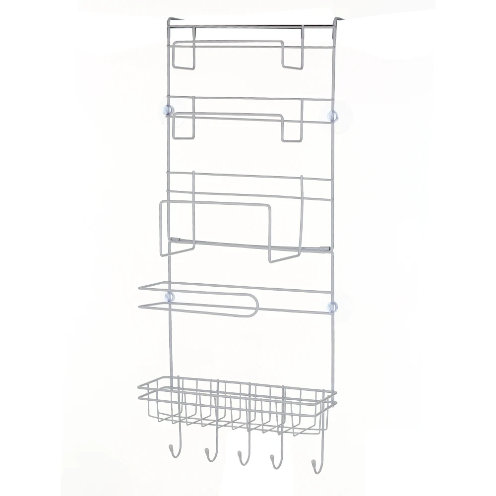 Многослойная стойка для холодильника, кухонные принадлежности для хранения холодильника, боковая полка для холодильника, боковой держатель, органайзер, бытовой подвесной крючок