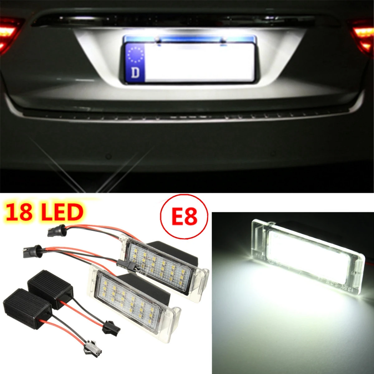 led reg plate bulbs