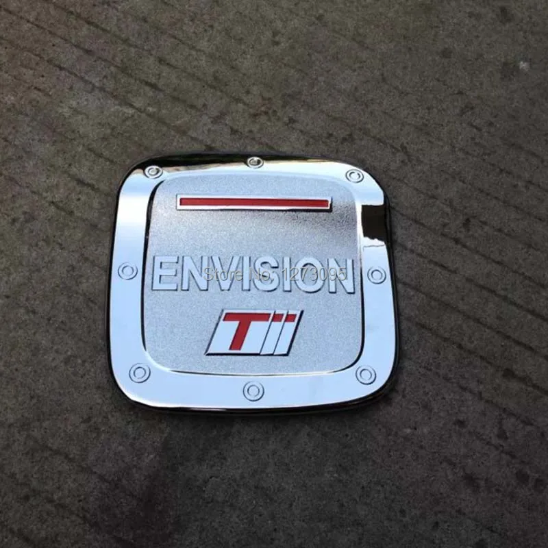 

For Buick Envision 2014-2017 2018 ABS Chrome Fuel Cap Gas Tank Cover Gas Cap Cover Protector Exterior Car Styling Accessories