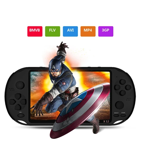 Powkiddy 5 1 дюймов 8G Ретро игровая консоль HD экран двойной джойстик Ручной игровой