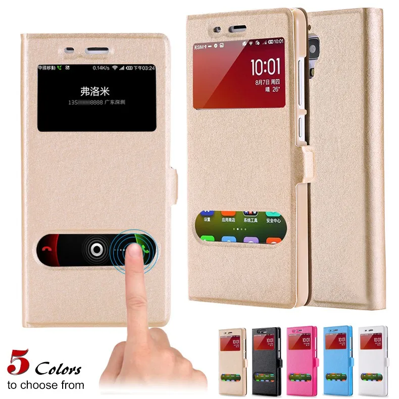 Модный Магнитный флип чехол KISSCASE для телефона Xiaomi mi 4 чехлы с шелковым узором и