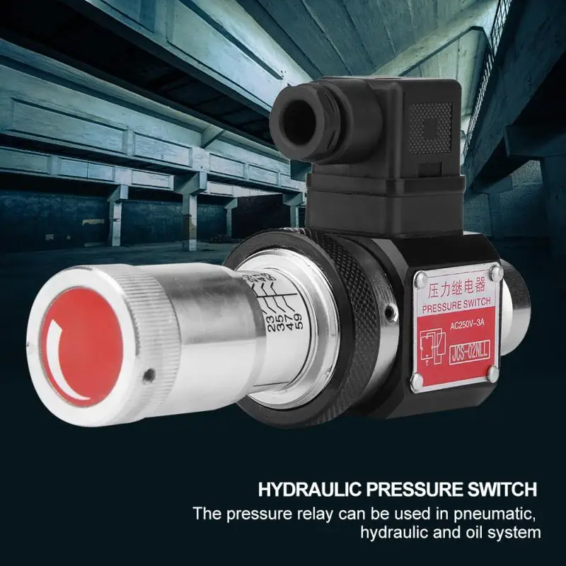 Pressure Relay Straight Through Tube Hydraulic Oil Pressure Relay