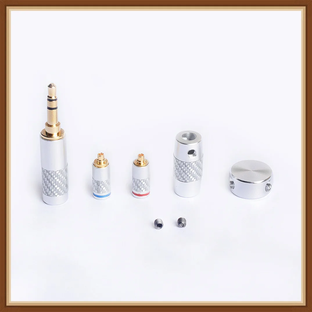 OKCSC DIY Earphone Accessories Set 3 5mm Jack MMCX Connector Headphone Splitter for Sony XBA Z5 Ultrazone IQ SE535 W60