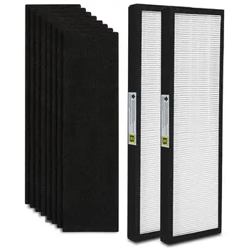 

EAS-10-Pack FLT4825 True HEPA Air Purifier Filter B Replacement Compatible for GermGuardian Models AC4825 AC4850PT AC4900CA Pu