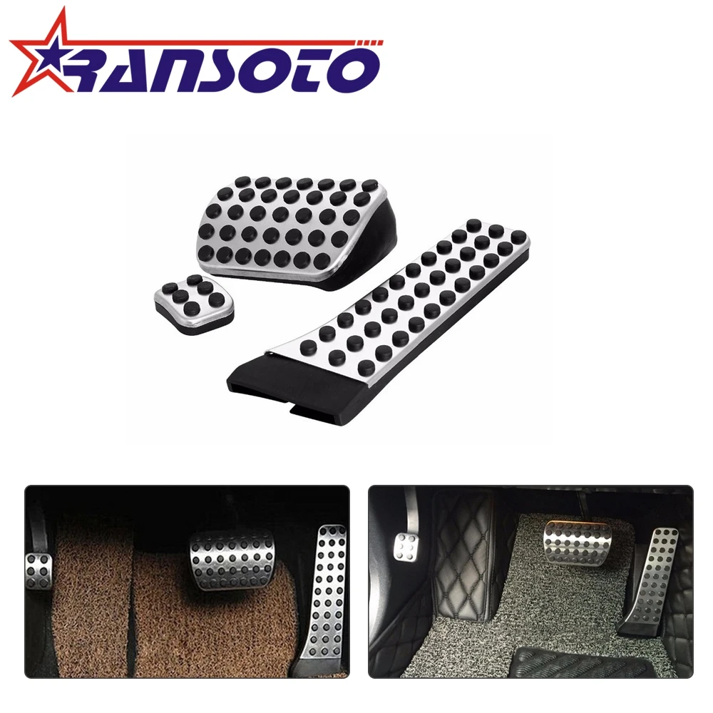 

Car Gas Fuel Brake Foot Pedal pads cover for Mercedes Benz C/E/S/GLK/SLK/CLS/SL-Class W203 W204 W211 W212 W210