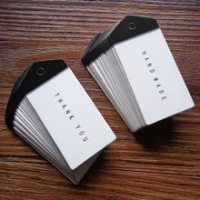 50 шт ручной работы спасибо сообщение подарок ПРИМЕЧАНИЕ Цена Этикетка дети 6,6X3,1 см бумажная бирка Закладка