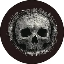 23 вида ковров DeMissir Europ с круглым принтом черепа, Нескользящие Коврики для дома, гостиной, стула диаметром от 60 до 200 см, Прямая поставка