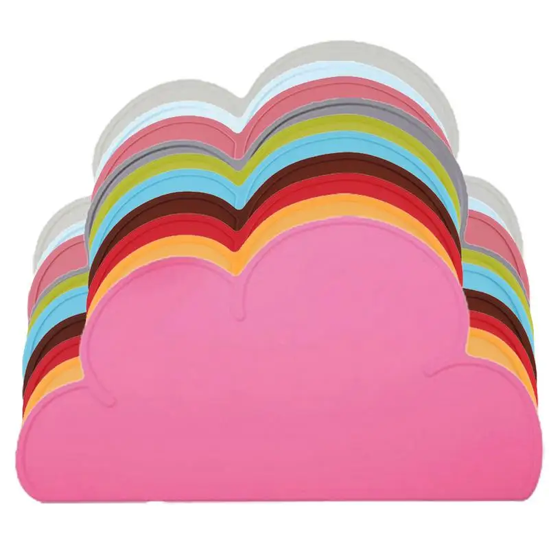 

Cloud Shaped Silica Gel Heatproof Placemat For Babies Toddlers And Kids