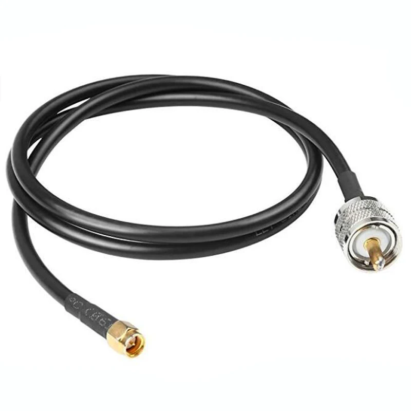 Радиочастотный коаксиальный кабель коннектор JX SMA male to UHF PL259 ручной/мобильный к