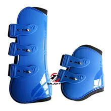 Ботинки для сухожилия лошади, 4 шт. в комплекте, ПУ оболочка, неопреновый наполнитель.(SAC7028 и 7029