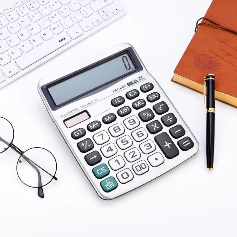 12 أرقام عرض البسيطة المحمولة آلة حاسبة علمية المدرسة مكتب الطلاب القرطاسية الرياضيات المالية Calculato أداة جديد