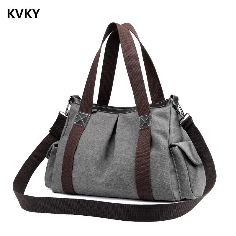 

Canvas Bag Hobos Women Handbags Casual Shoulder Bag Female Messenger Bag Ladies Hand Bag Tote Bolsas Feminina Bolsos Mujer Sac