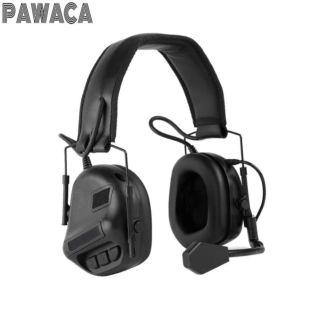 

Tactical Headset Hunting Airsoft Headphone Military Shooting Ear Protection Earphones With MIC / Microphone Communication