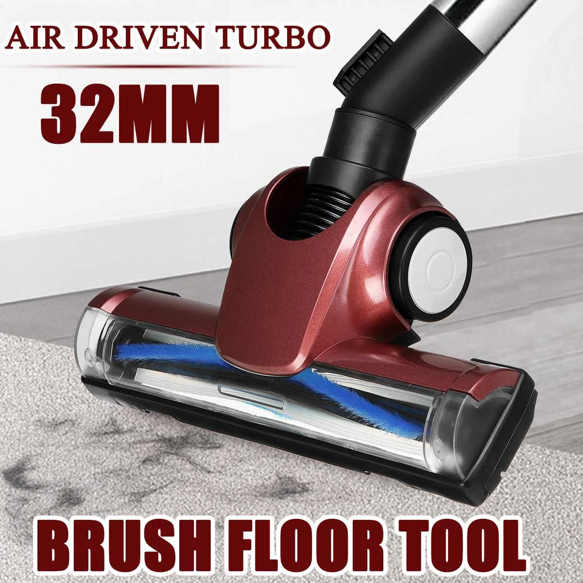 32mm Vacuum Cleaner Brush Floor Cleaner Head Air Driven Vacuum Turbo Nozzle Carpet Floor Tools For Dyson DC52 DC58 DC59 V6 DC62 цена 32mm Vacuum Cleaner Brush Floor Cleaner Head Air Driven Vacuum Turbo Nozzle Carpet Floor Tools For Dyson DC52 DC58 DC59 V6 DC62 цены онлайн