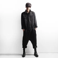 Хит, новые Подиумные модели, винтажный Рабочий Комбинезон, комбинезон, рабочая одежда, мужская повседневная одежда, хип-хоп комбинезон, костюмы